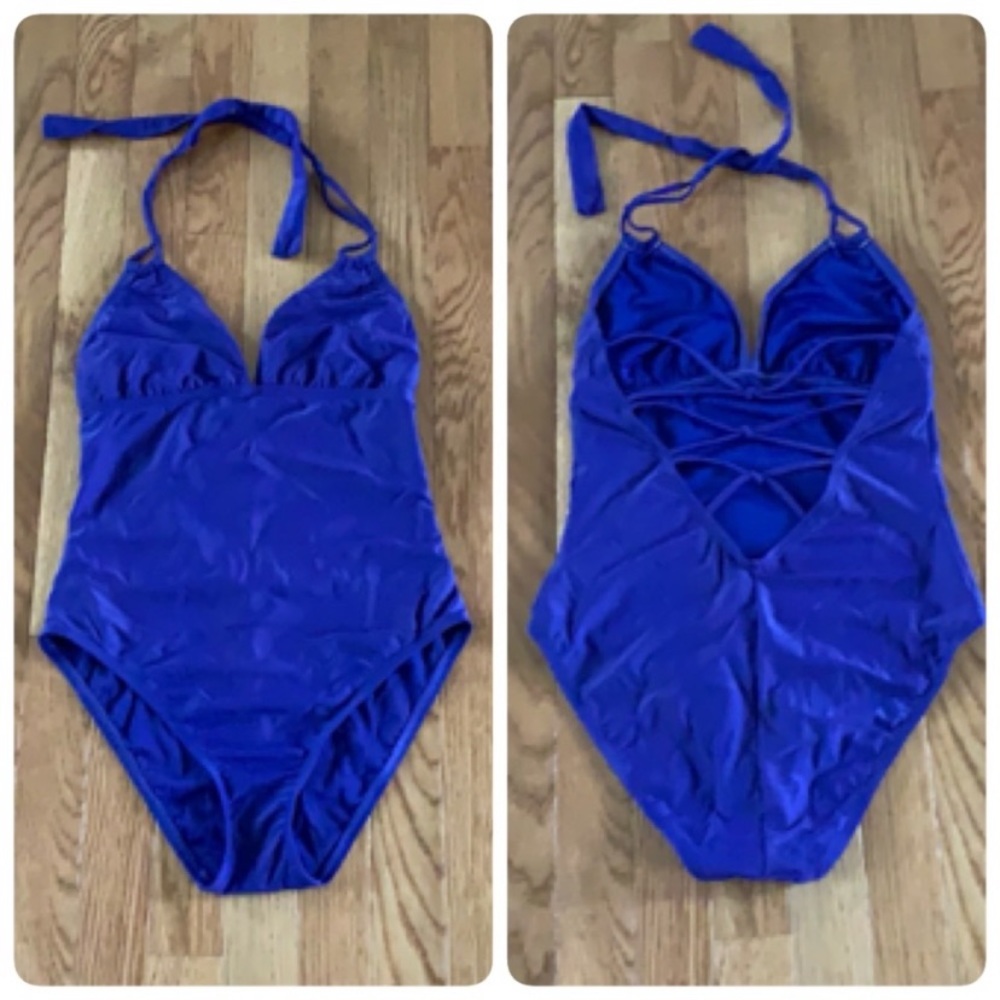 Blue Rod Beattie One Piece Swimsuit